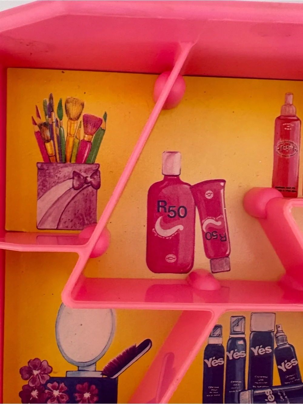 Vintage 1990 Barbie beauty center playset #7397 mattel arco pink vanity